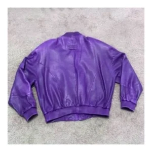 Pelle Pelle Bomber Purple Leather Jacket | MB Jacket