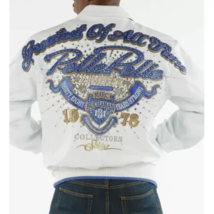 White Pelle Pelle 38 Year Strong Leather Jacket