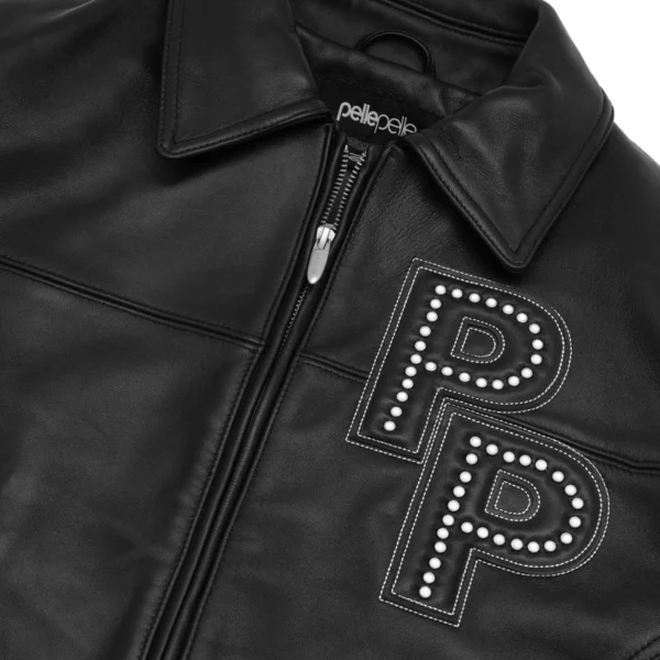 Pelle Pelle Black Stone Leather Jacket | Pelle Pelle Store - Image 4