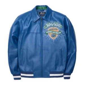 Pelle Pelle Blue MB Leather Jacket | Legends Live Forever