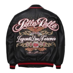 Pelle Pelle Legends Live Forever Varsity Jacket | MB Jacket