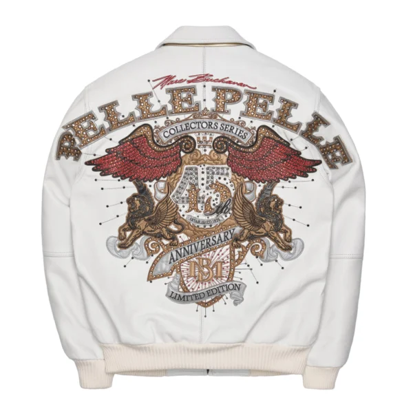 Pelle Pelle White 45th Anniversary MB Jacket - Image 2