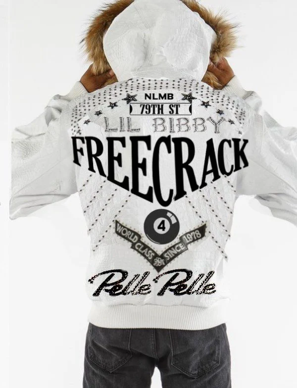 Pelle Pelle Men Freecrack MB White Jacket | Leather Jacket - Image 2