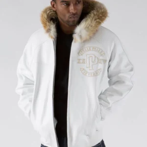 Pelle Pelle White Supply Co. Leather Jacket | Fur Hood