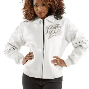 Pelle Pelle Women White MB Leather Jacket | The Original