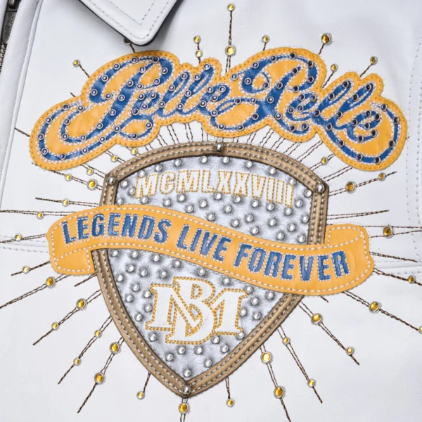 Pelle Pelle White MB Leather Jacket | Legends Live Forever - Image 4