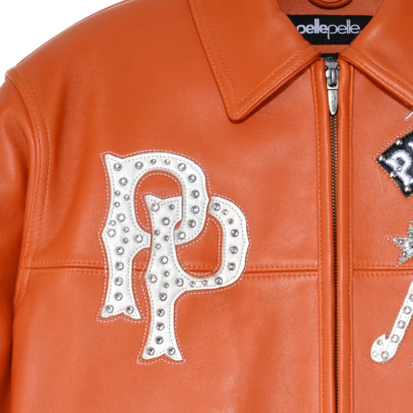 Pelle Pelle American Bruiser Orange Jacket | Leather Jacket - Image 6