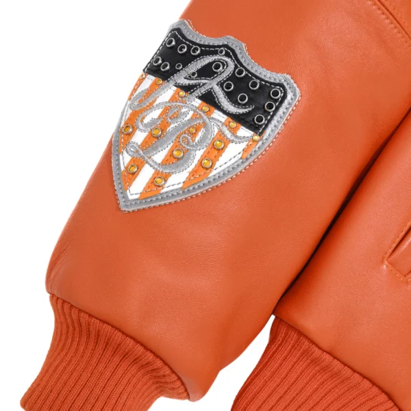 Pelle Pelle American Bruiser Orange Jacket | Leather Jacket - Image 9