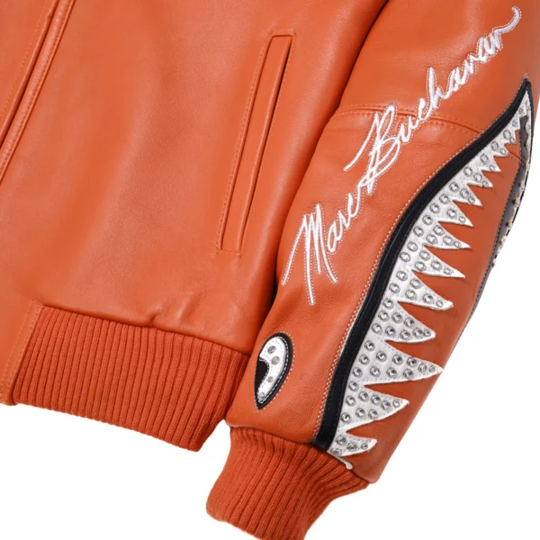 Pelle Pelle American Bruiser Orange Jacket | Leather Jacket - Image 10