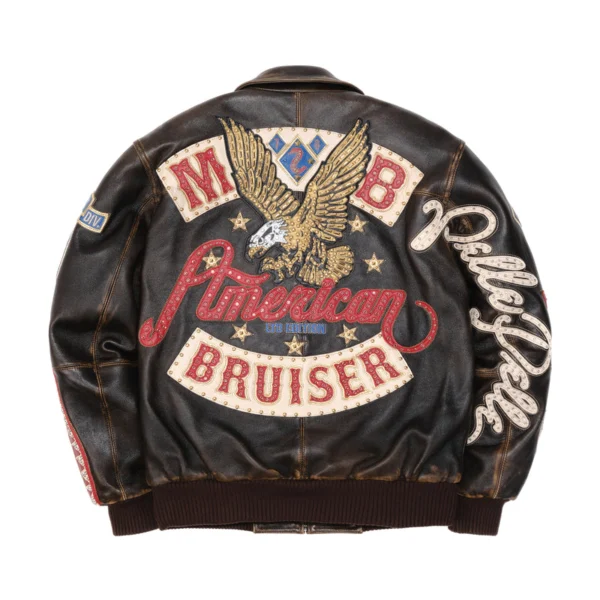 Pelle Pelle Rub Buff American Bruiser Jacket - Image 2