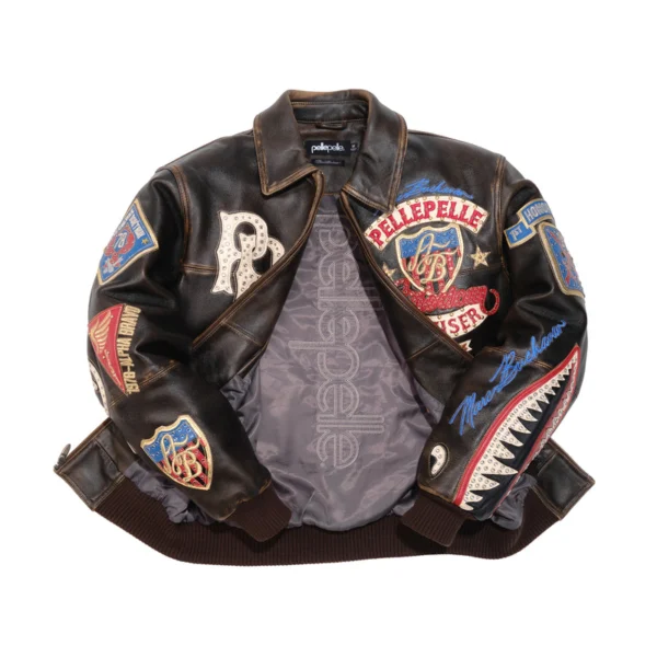 Pelle Pelle Rub Buff American Bruiser Jacket - Image 3
