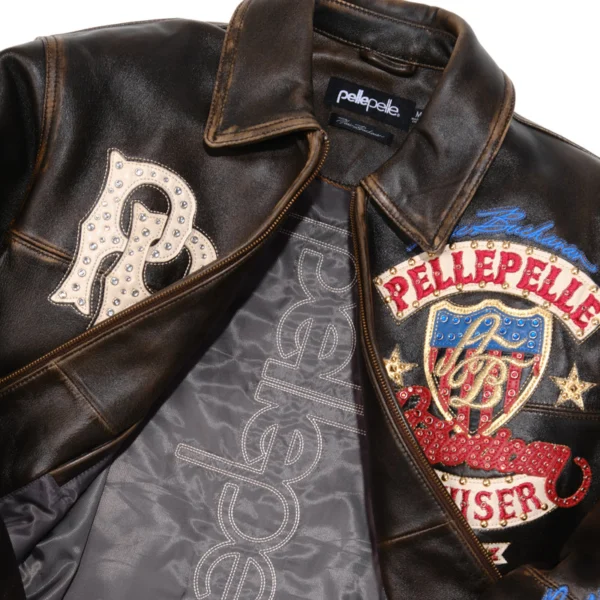 Pelle Pelle Rub Buff American Bruiser Jacket - Image 6