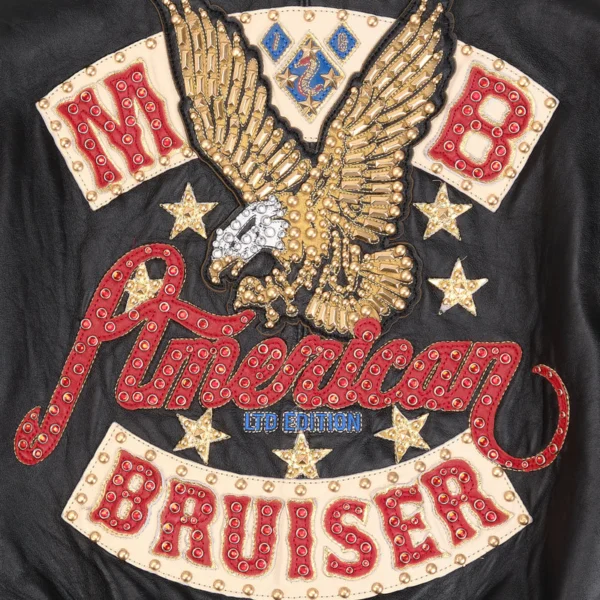Pelle Pelle American Bruiser Black Crop Jacket | MB Jacket - Image 8