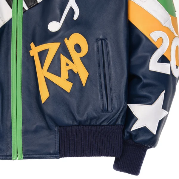 Pelle Pelle HipHop Green MB Leather Jacket - Image 4