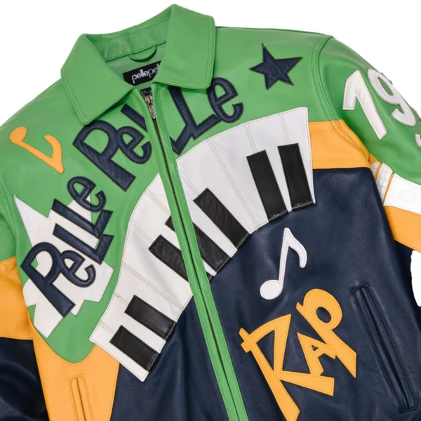 Pelle Pelle HipHop Green MB Leather Jacket - Image 5
