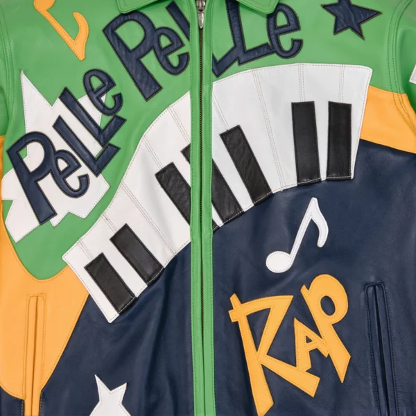 Pelle Pelle HipHop Green MB Leather Jacket - Image 6