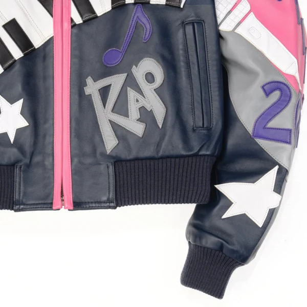 Pelle Pelle HipHop Pink Crop Leather Jacket | Women Jacket - Image 4