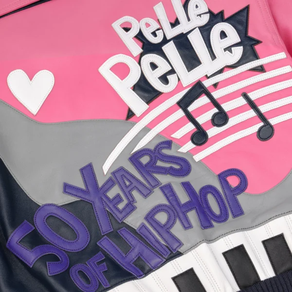 Pelle Pelle HipHop Pink Crop Leather Jacket | Women Jacket - Image 6