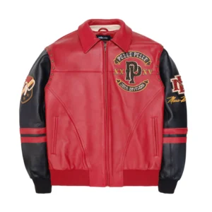 Pelle Pelle Panther Red Leather Jacket | Supply Co. Jacket