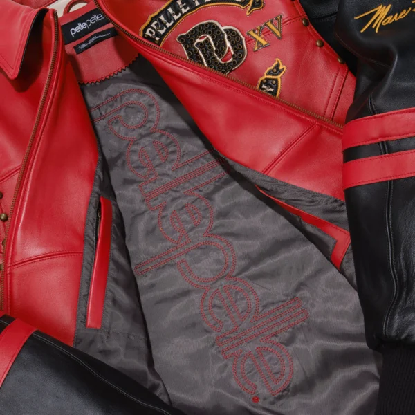 Pelle Pelle Panther Red Leather Jacket | Supply Co. Jacket - Image 5