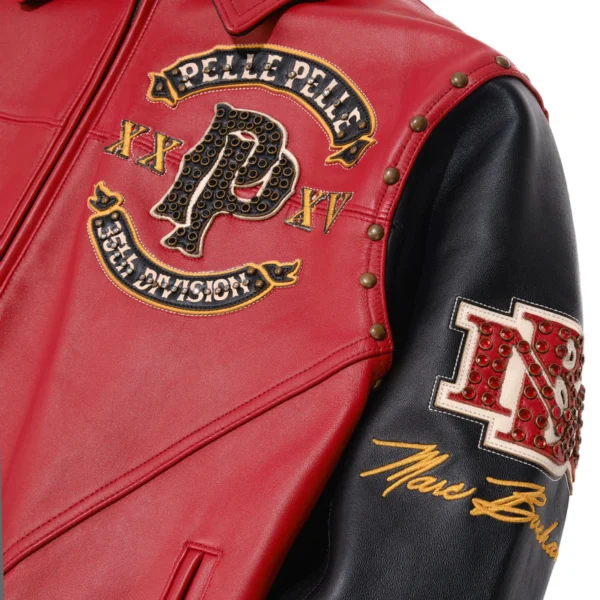 Pelle Pelle Panther Red Leather Jacket | Supply Co. Jacket - Image 6