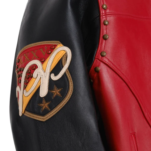 Pelle Pelle Panther Red Leather Jacket | Supply Co. Jacket - Image 7