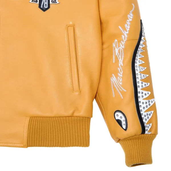 Pelle Pelle American Bruiser Yellow Jacket | Leather Jacket - Image 6