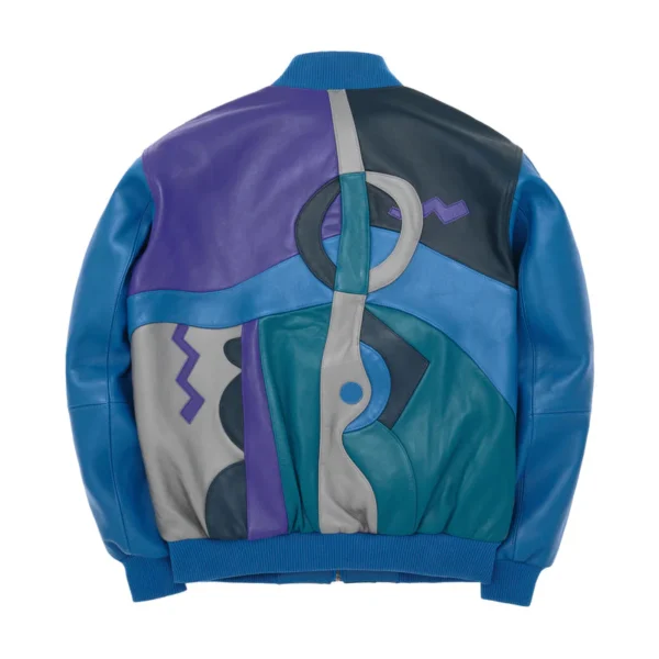 Pelle Pelle Blue Picasso Leather Jacket - Image 2