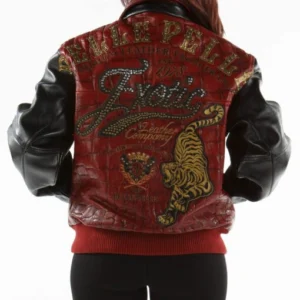 Pelle Pelle Red Black Studded Jacket