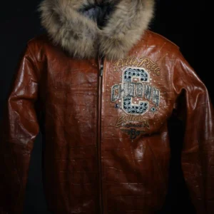 Pelle Pelle Brown World Renown ChiTown Jacket | Fur Hood