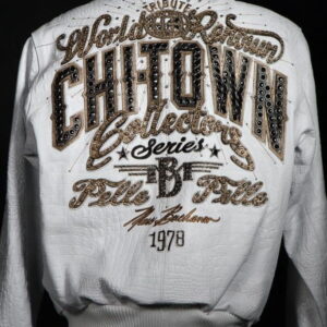 PELLE PELLE CHITOWN WHITE LEATHER JACKET