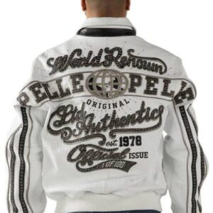 Pelle Pelle Renown White Leather Jacket