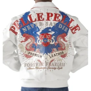 Pelle Pelle Forever Fearless White Jacket | Leather Jacket