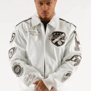 Pelle Pelle Legacy Series White Leather Jacket