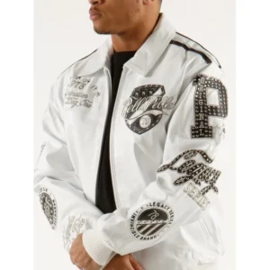Pelle Pelle Men Legacy Series White Jacket | Leather Jacket