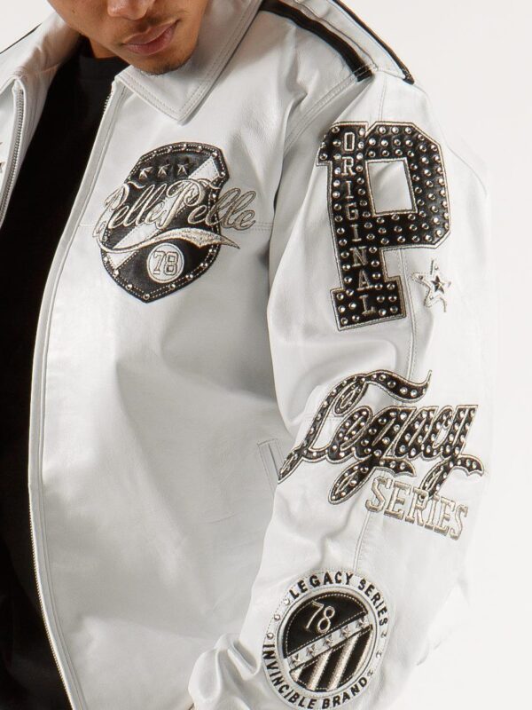 Pelle Pelle White Revolution Jacket | Pelle Pelle Store - Image 4