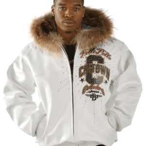 Pelle Pelle Collector Series Fur Hood Jacket | White Jacket